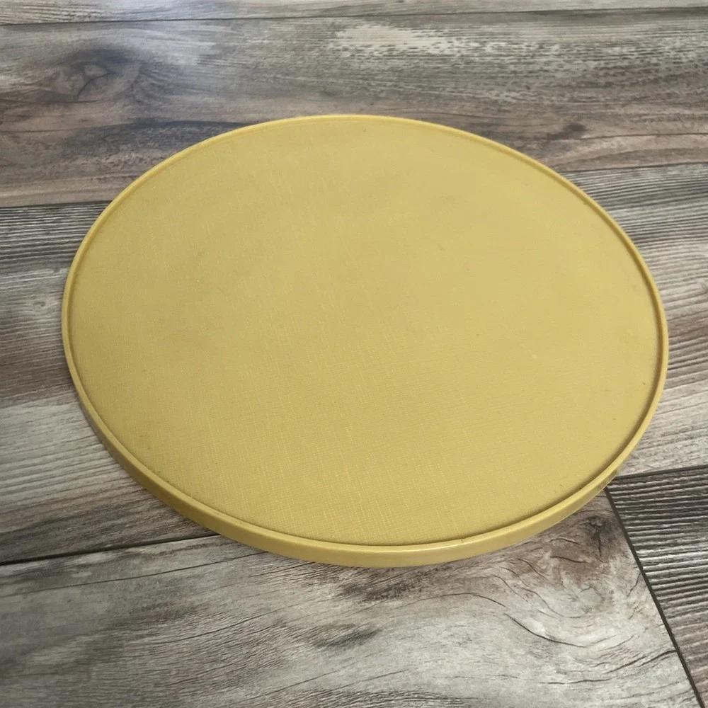 Vintage Rubbermaid Yellow Spices Lazy Susan 10